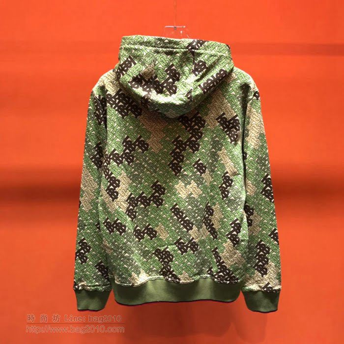 Burberry男裝 最高品質 字母印花 巴寶莉19/20FW新款連帽衛衣 男士秋季新款單品  tzy2296